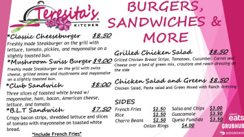 Teresita’s Kitchen menu