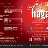 Haga Pizzeria Meny