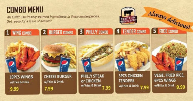 Wnb Factory Wings Burger menu