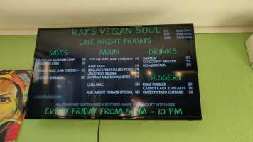 Rays Vegan Soul inside