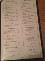 Brimont Bistro menu