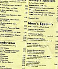 Rocky's Breakfast Lunch menu