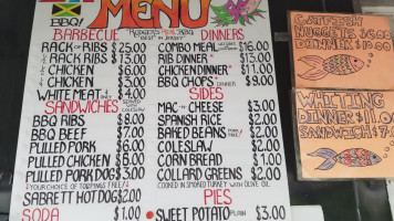 Rodgers Real Bbq menu