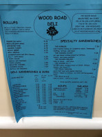 Wood Road Deli menu