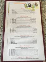 Pho Saigon menu