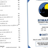 Romanzia Pizzeria Restaurang Meny