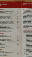 Pizzeria Salah Ibrahim menu