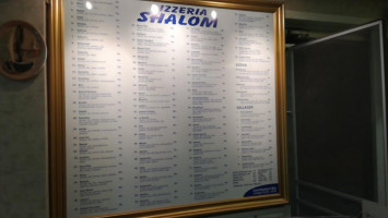 Pizzabutik Shalom Meny