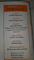 Tribe Street Kitchen menu