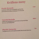 Trattoria Nevia Meny