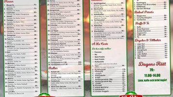 La Vita menu