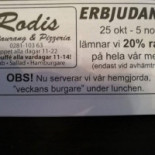 Vansbro Restaurang Meny