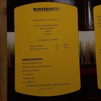 Sternen Restaurant menu