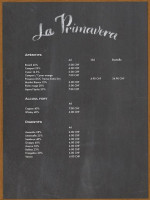 La Primavera Pizzeria food