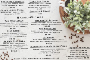 The Rustic Muffin menu