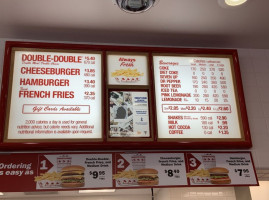 In-n-out Burger inside