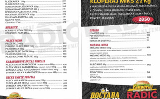 Kloperaj RadiĆ Roštilj Na ćumuru menu