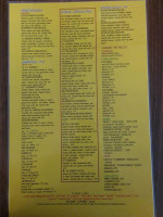 Nuestra Casa Mexican menu