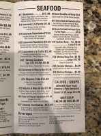 Taqueria Jaliscienses menu