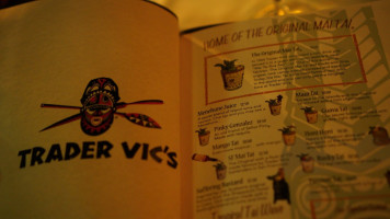 Trader Vic's menu