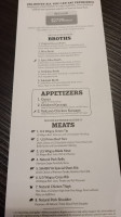 Shabuya menu