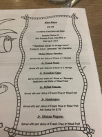 The Cracked Egg menu