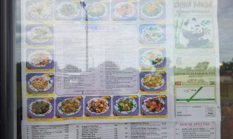 China Panda menu