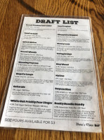 Tarpon River Brewing menu