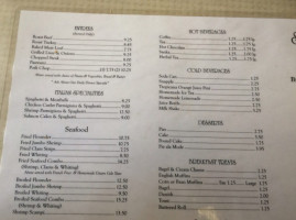 Sugar Bowl menu