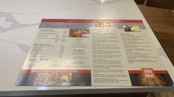 Tandoori Pizza menu