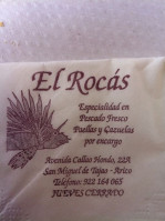 El Rocas menu