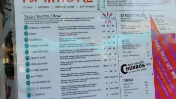 Tacos Tu Madre Larchmont Village menu