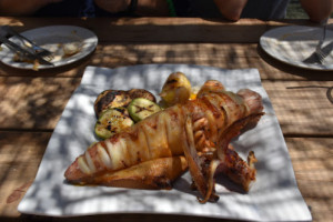 Santa Guadalupe Beach And food