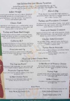 The Peanut Man Gourmet Cafe Gift Shop menu