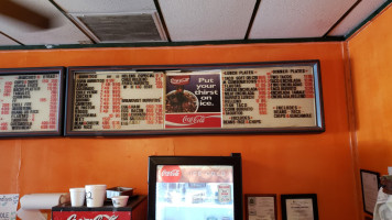 Tony's Burrito Hut menu