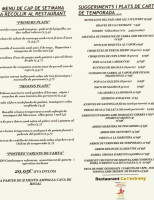 Ca L'estrany menu