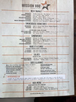 Mission Bbq menu