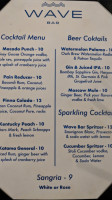 Myx Market Martha's Vineyard menu