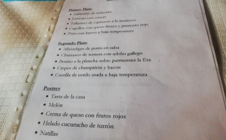 Taberna La Era menu