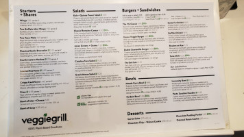 Veggie Grill menu