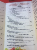 El Arrayan menu