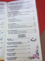 El Arrayan menu