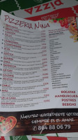 Pizzeria Nina menu