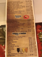 Pollos A La Brasa El Chalan menu