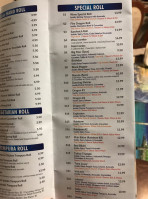 Wow Sushi menu