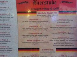 Bierstube menu