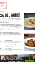 La Casa Del Gordi food