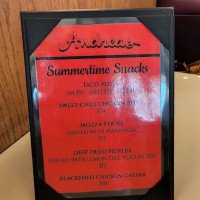 Andrea's Restaurant menu