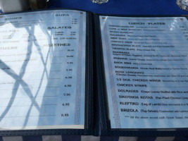 The Greek Village Restaurant menu