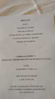 El Celler menu